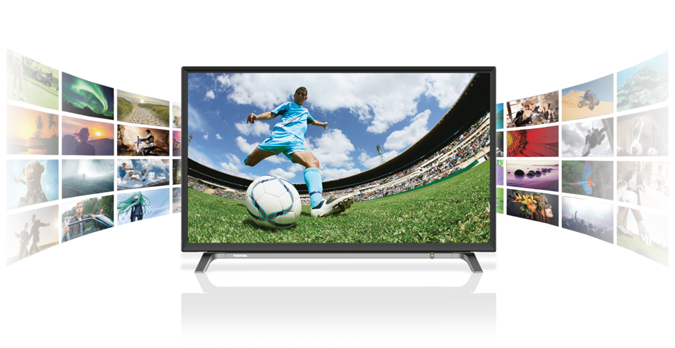 Экран с показом телесериала